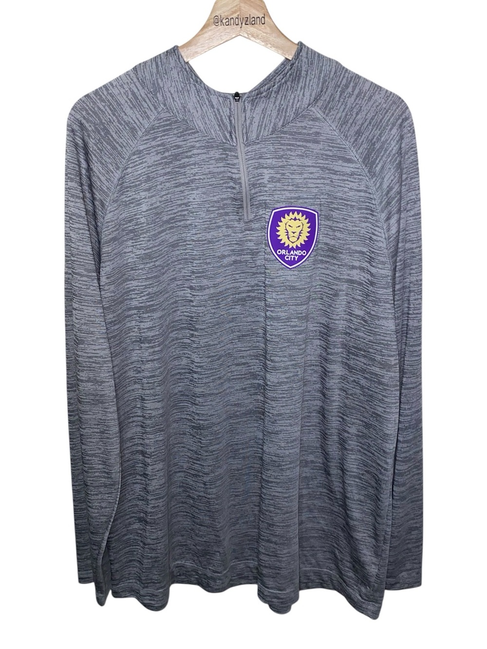 ORLANDO CITY MLS Men’s Lightweight Pullover Quarter Zip